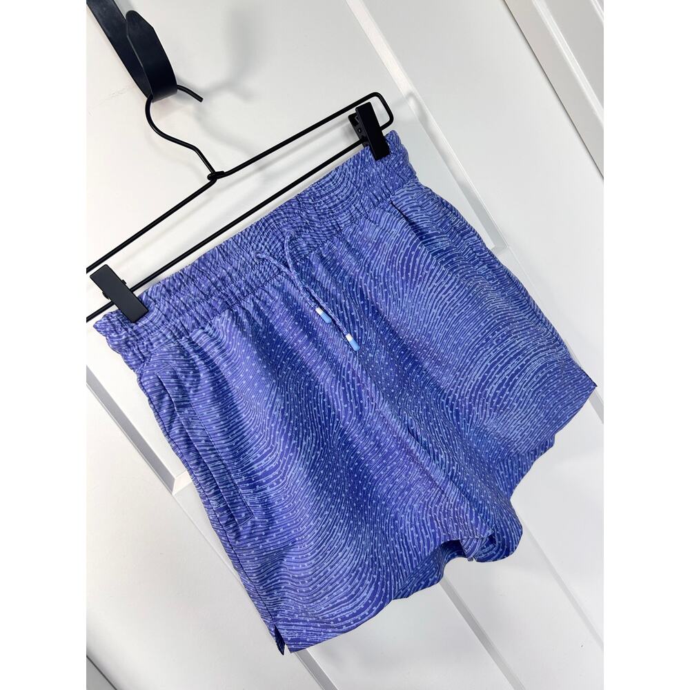 Athleta Girl Play More‎ 3 Shorts Lined Athletic Activewear Running Blue Size XL